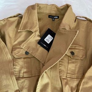 Tan boilersuit from fashionnova